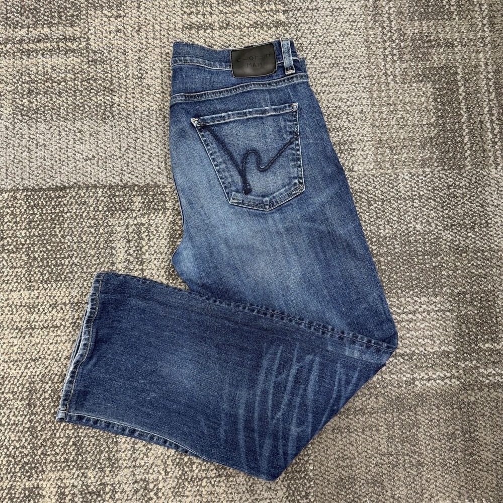 Citizens Of Humanity sid cotton Dark Wash Straight Leg Denim Jeans Mens sz 34x28